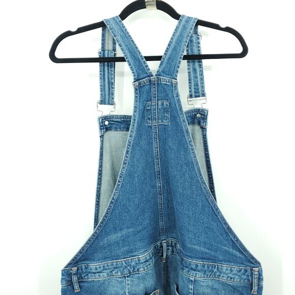 GAP Maternity Overalls Straight Leg XL Medium Indigo Blue - Picture 8 of 14